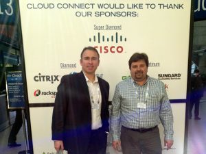 James Roten and Barry Bestpitch at Cloud Connect Tradeshow